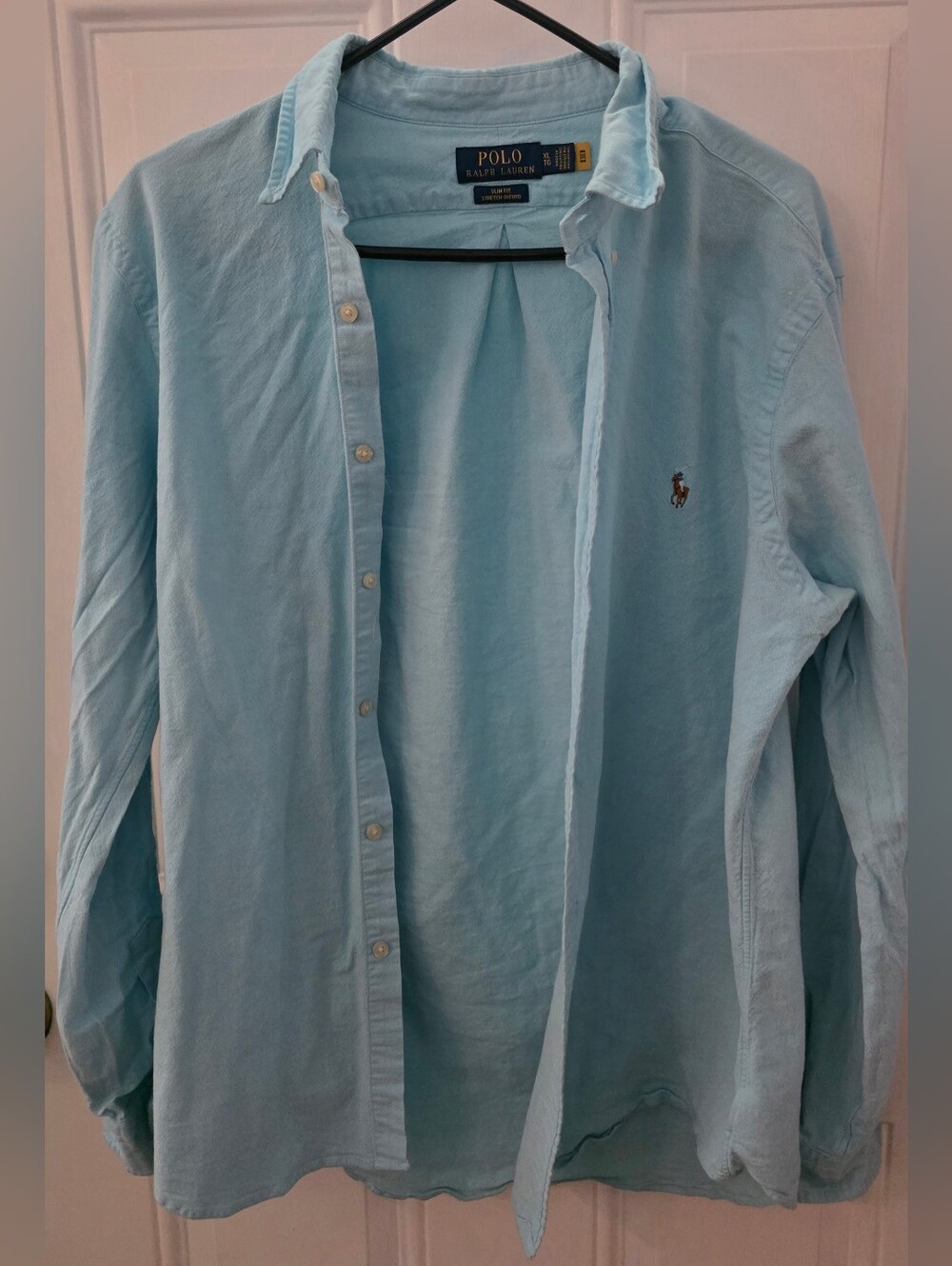 Polo by Ralph Lauren Pale Blue Oxford Button-Down Shirt